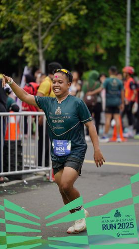 Race photo from Mangkunegaran Run 2025