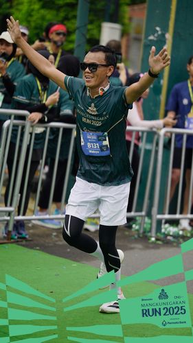 Race photo from Mangkunegaran Run 2025