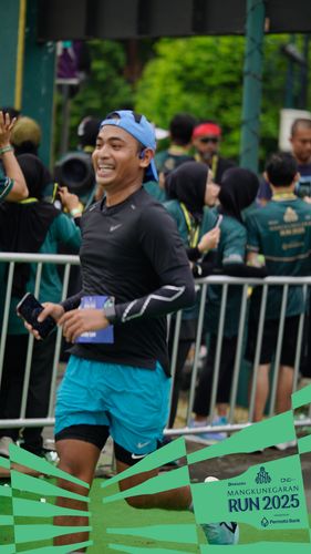 Race photo from Mangkunegaran Run 2025