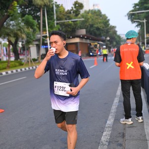 Race photo from KEMLU RUN 2026