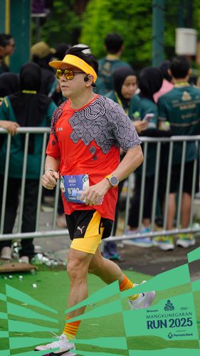 Race photo from Mangkunegaran Run 2025