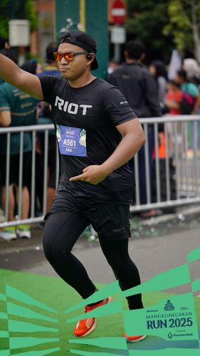 Race photo from Mangkunegaran Run 2025