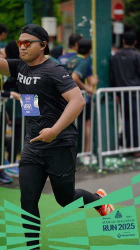 Race photo from Mangkunegaran Run 2025