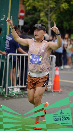 Race photo from Mangkunegaran Run 2025