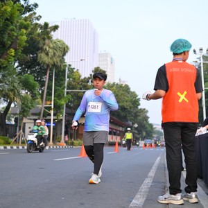 Race photo from KEMLU RUN 2026
