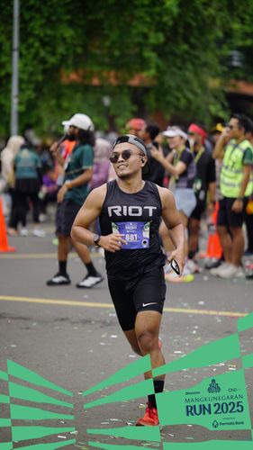 Race photo from Mangkunegaran Run 2025