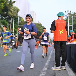 Race photo from KEMLU RUN 2026