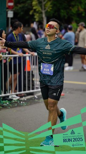 Race photo from Mangkunegaran Run 2025