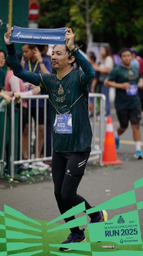 Race photo from Mangkunegaran Run 2025