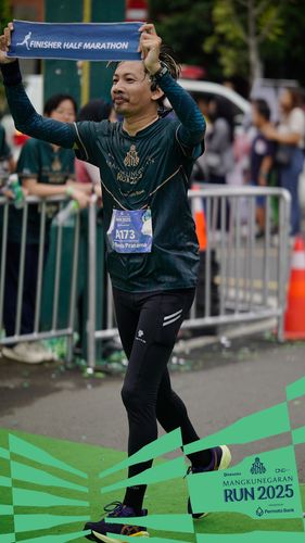 Race photo from Mangkunegaran Run 2025