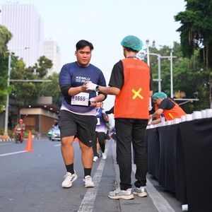 Race photo from KEMLU RUN 2026