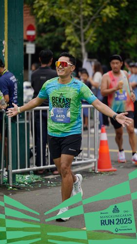 Race photo from Mangkunegaran Run 2025