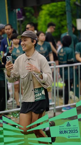 Race photo from Mangkunegaran Run 2025