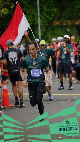 Race photo from Mangkunegaran Run 2025