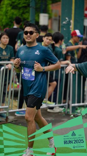 Race photo from Mangkunegaran Run 2025