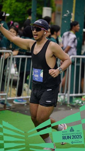 Race photo from Mangkunegaran Run 2025