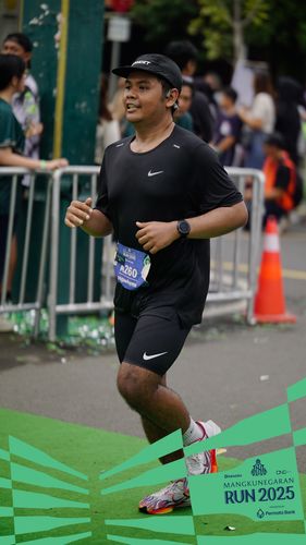 Race photo from Mangkunegaran Run 2025