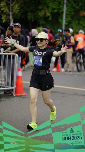 Race photo from Mangkunegaran Run 2025