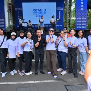Race photo from KEMLU RUN 2026