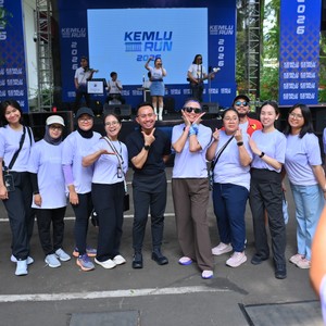 Race photo from KEMLU RUN 2026