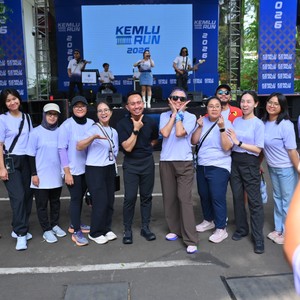 Race photo from KEMLU RUN 2026