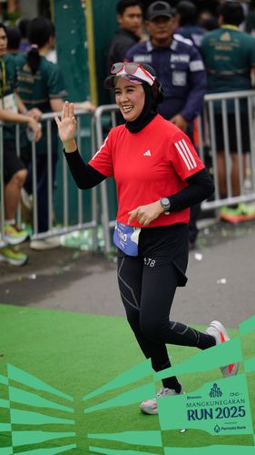 Race photo from Mangkunegaran Run 2025