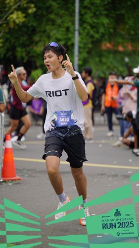 Race photo from Mangkunegaran Run 2025