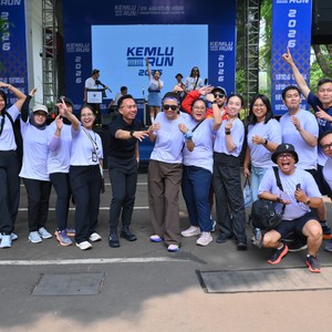 Race photo from KEMLU RUN 2026