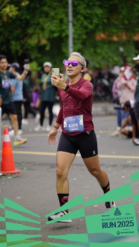 Race photo from Mangkunegaran Run 2025