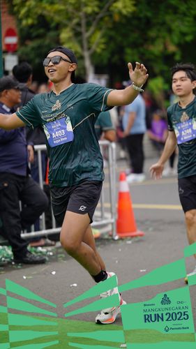 Race photo from Mangkunegaran Run 2025