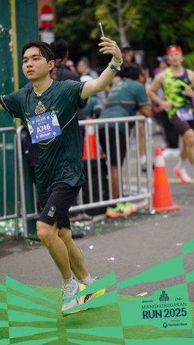 Race photo from Mangkunegaran Run 2025