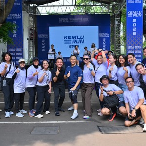 Race photo from KEMLU RUN 2026