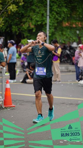 Race photo from Mangkunegaran Run 2025