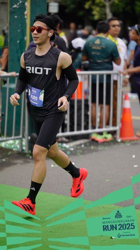 Race photo from Mangkunegaran Run 2025