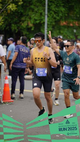 Race photo from Mangkunegaran Run 2025