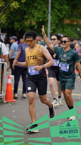 Race photo from Mangkunegaran Run 2025