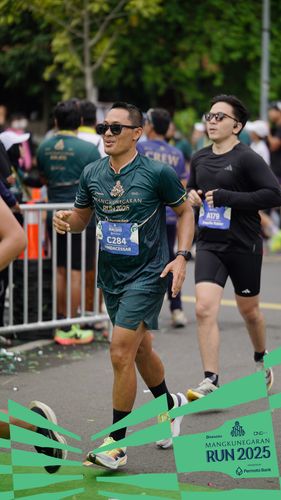 Race photo from Mangkunegaran Run 2025