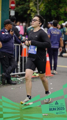Race photo from Mangkunegaran Run 2025