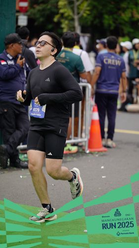 Race photo from Mangkunegaran Run 2025