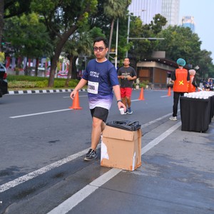 Race photo from KEMLU RUN 2026