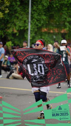 Race photo from Mangkunegaran Run 2025