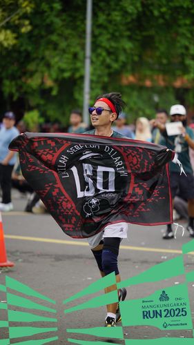 Race photo from Mangkunegaran Run 2025