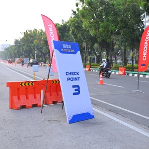 Race photo from KEMLU RUN 2026