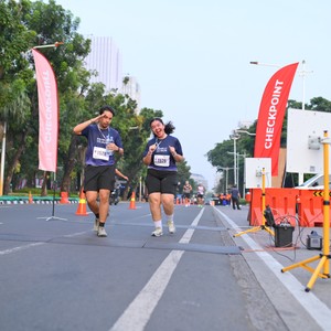 Race photo from KEMLU RUN 2026