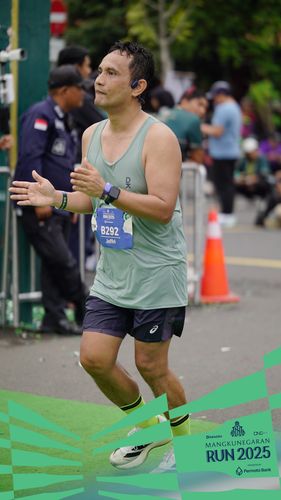 Race photo from Mangkunegaran Run 2025