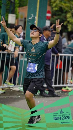Race photo from Mangkunegaran Run 2025