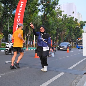 Race photo from KEMLU RUN 2026