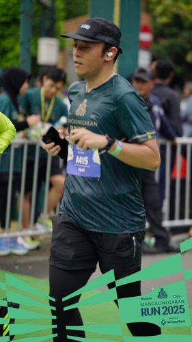 Race photo from Mangkunegaran Run 2025