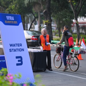 Race photo from KEMLU RUN 2026