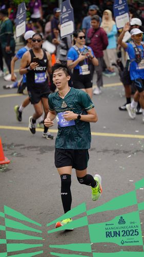Race photo from Mangkunegaran Run 2025